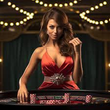 Live casino table with dealer streaming and chat interface
